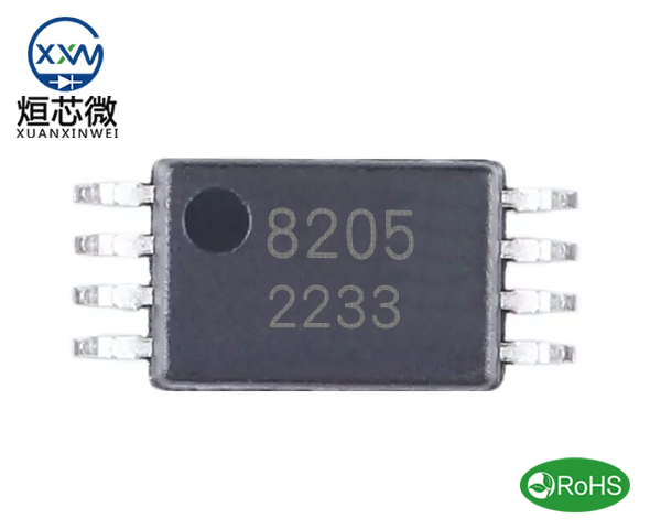 8205A場(chǎng)效應(yīng)管參數(shù),8205A充電芯片