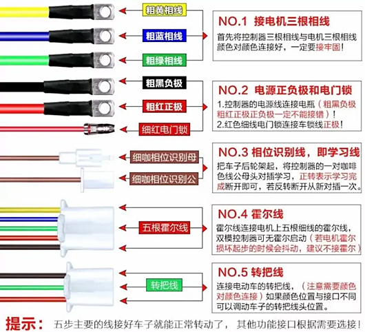 電動(dòng)車(chē)控制器線路圖 接線圖